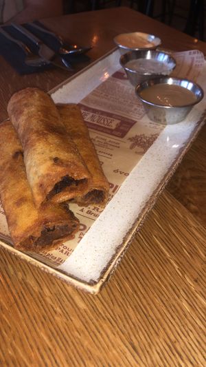 Meat cigars  at Four One Six (416) in Tel Aviv