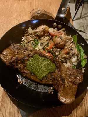 Steak  at Four One Six (416) in Tel Aviv