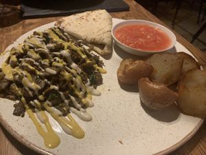 Shawarma  at Four One Six (416) in Tel Aviv