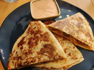 Quesadilla by Pet'o at Balans Bistro in Bratislava