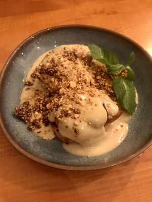 Dessert (fantastic) at Balans Bistro in Bratislava