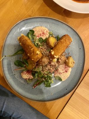 Cheese sticks  at Balans Bistro in Bratislava