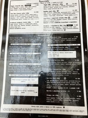 Menu Summer 22  at Balans Bistro in Bratislava