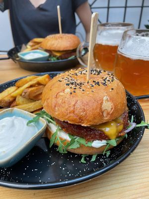 mexico burger  at Balans Bistro in Bratislava