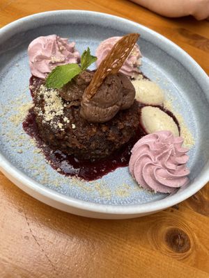 Brownie   at Balans Bistro in Bratislava