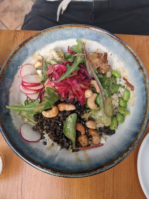 Buddha bowl at Balans Bistro in Bratislava