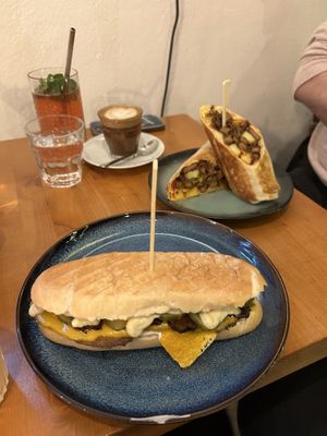 Cubano and burrito    at Balans Bistro in Bratislava