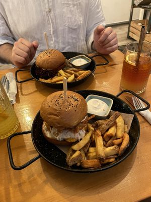 Balans Burger and Mr. Jack Burger  at Balans Bistro in Bratislava