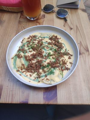 Dumplings at Balans Bistro in Bratislava