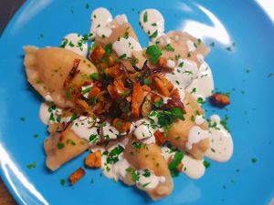 typical slovak food at Balans Bistro in Bratislava