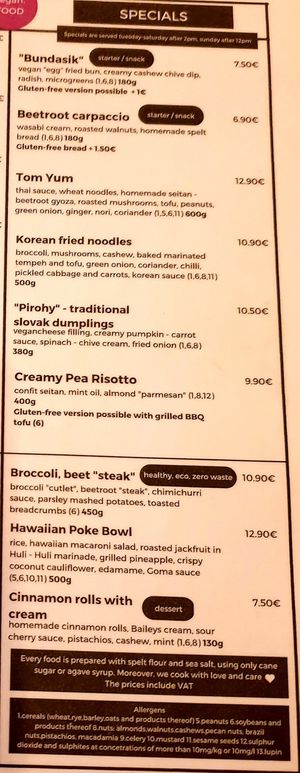  at Balans Bistro in Bratislava