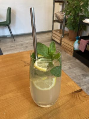 fresh lemonade at Balans Bistro in Bratislava