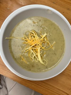 broccoli creamy soup  at Balans Bistro in Bratislava