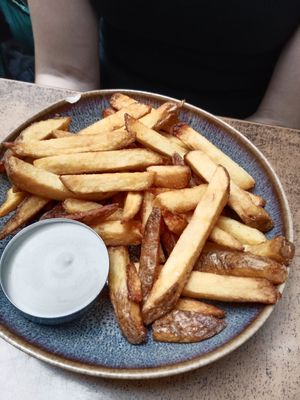 Yummy fries at Balans Bistro in Bratislava