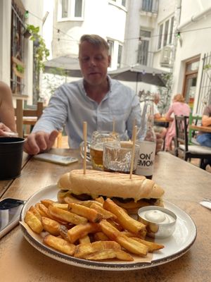 Cubano sandwich ❤️  at Balans Bistro in Bratislava