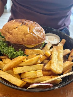 mexico burger menu  at Balans Bistro in Bratislava