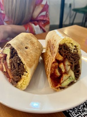 california burrito  at Balans Bistro in Bratislava