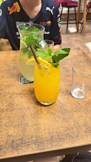 drinks at Balans Bistro in Bratislava