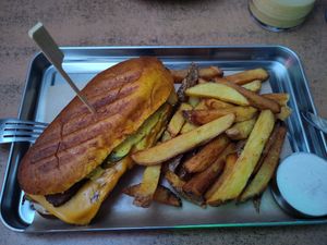 Cuban sandwich at Balans Bistro in Bratislava