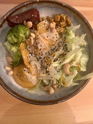 healthy bowl  at Balans Bistro in Bratislava