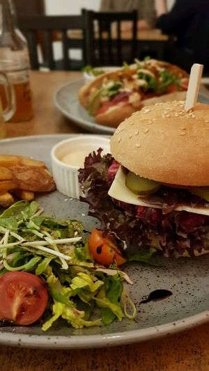 Burger  at Balans Bistro in Bratislava