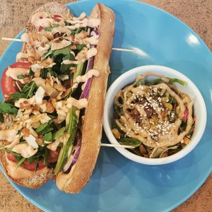 veg-dog  at Balans Bistro in Bratislava