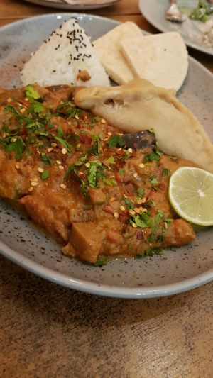 daily menu - indian curry  at Balans Bistro in Bratislava