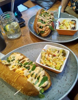 veg-dog  at Balans Bistro in Bratislava