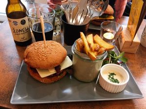 Burger  at Balans Bistro in Bratislava