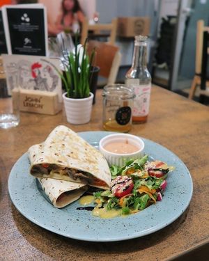 quesadilla at Balans Bistro in Bratislava