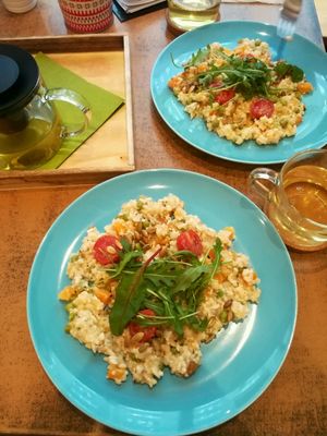 great risotto at Balans Bistro in Bratislava