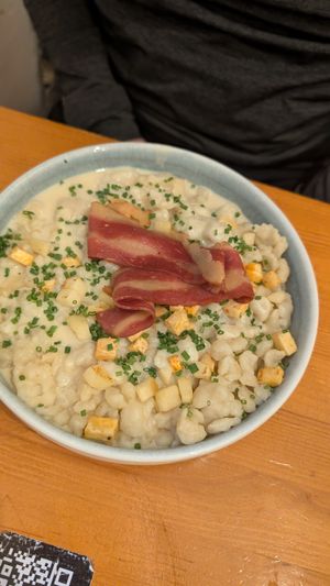 Bryndza Dumplings at Balans Bistro in Bratislava