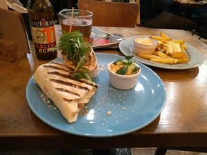 burritos -black beans- at Balans Bistro in Bratislava