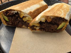 Burrito at Balans Bistro in Bratislava