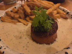 Marbel steak OMG at Balans Bistro in Bratislava