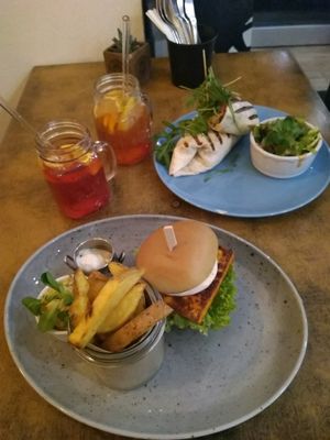 Best burger ever at Balans Bistro in Bratislava