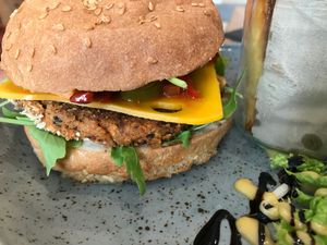 Mexico Burger at Balans Bistro in Bratislava