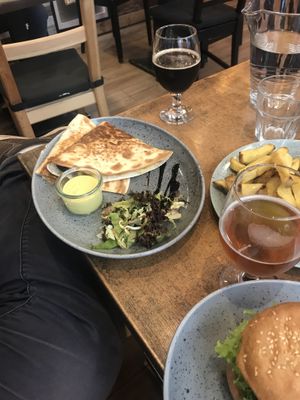 Quesadillas  at Balans Bistro in Bratislava