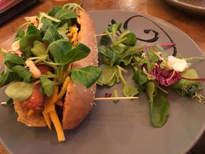 Amazing Hot Dog 5 ?⭐️!  at Balans Bistro in Bratislava