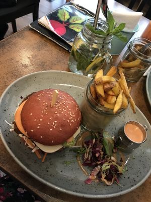 Another great burger  at Balans Bistro in Bratislava