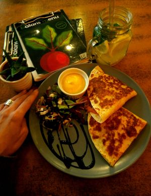 Simple, really tasty and affordable vegan food :) at Balans Bistro in Bratislava