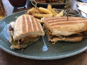 Cuban sandwich special  at Balans Bistro in Bratislava