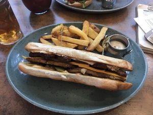 Cuban sandwich special  at Balans Bistro in Bratislava