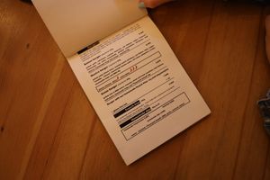 Menu at Balans Bistro in Bratislava