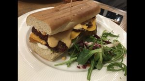 Sandwich  at Balans Bistro in Bratislava