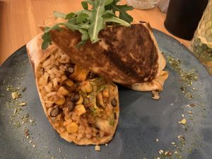 Burrito at Balans Bistro in Bratislava