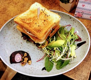 Sandwich at Balans Bistro in Bratislava