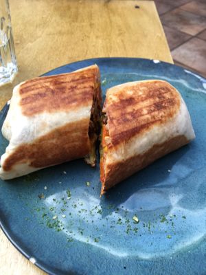 Burrito at Balans Bistro in Bratislava