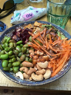 Buddha bowl at Balans Bistro in Bratislava