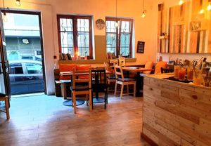 Cozy interior  at Balans Bistro in Bratislava